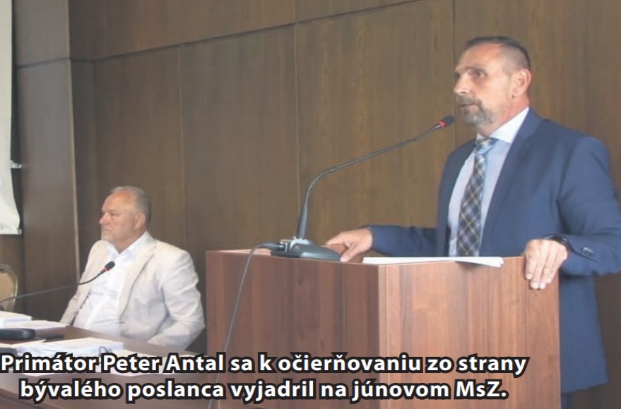 Vystúpenie primátora na MsZ 29.6.2023/ Zdroj: Mestské noviny č.14 zo dňa 17.7.2023/