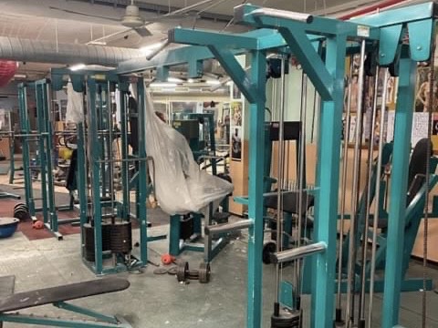 Posilňovňa na plavárni, zdroj: FB 