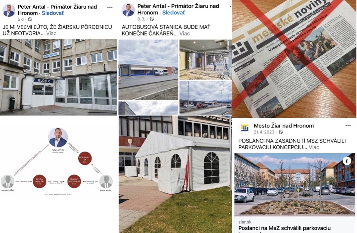 Mozaika obrázkov_zdroj_FB Mesto Žiar nad Hronom a FB Peter Antal – Prmátor Žiaru nad Hronom