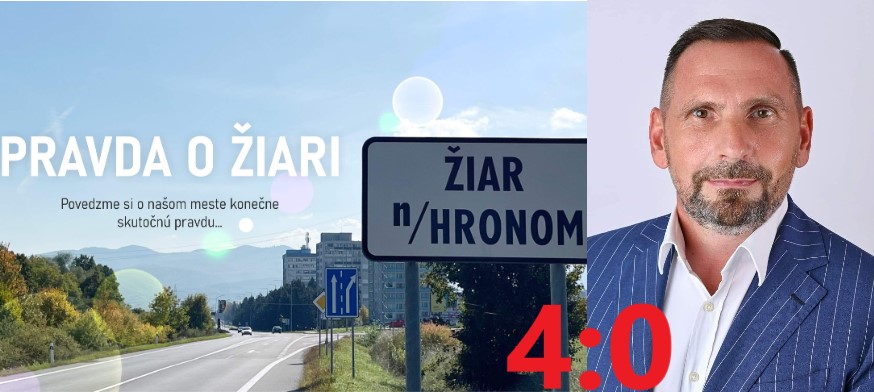 Peter Antal a Pravda o Žiari / zdroj: FB Peter Antal – Primátor Žiaru nad Hronom a Pravda o Žiari