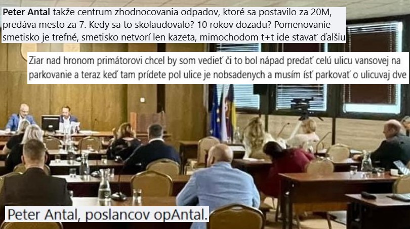 Zasadnutie MsZ v Žiari nad Hronom a úryvky komentárov občanov na FB / zdroj: web mesta a FB