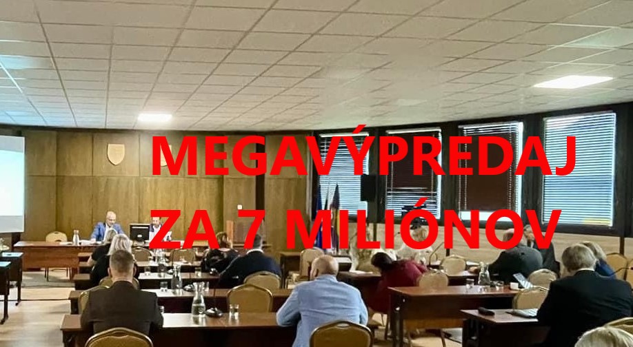 Zasadnutie MsZ v Žiari nad Hronom a pripravovaný megavýpredaj_zdroj_FB Mesto Žiar nad Hronom/